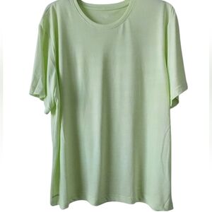 Mens DriWorks T Shirt XL 46/48 Performance Athletic Works Short Sleeve New Lime